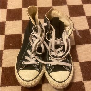 Converse Black and White High-Top Sneakers